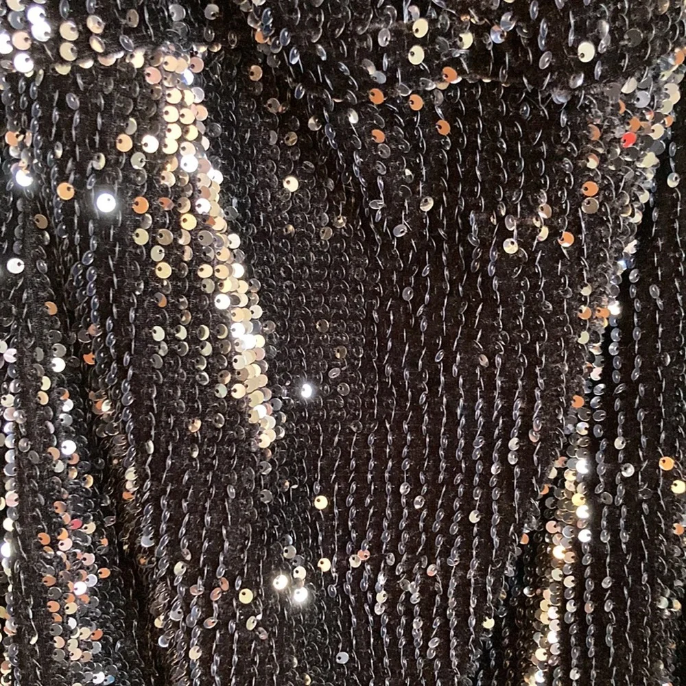 Zara sparkly black dress - Picture 3 of 8